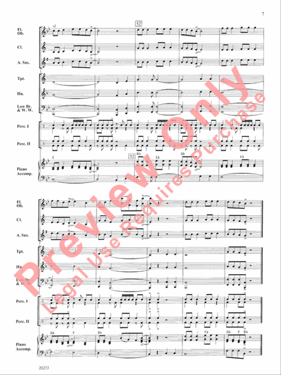 A Kwanzaa Celebration Concert Band scores gallery preview page 8