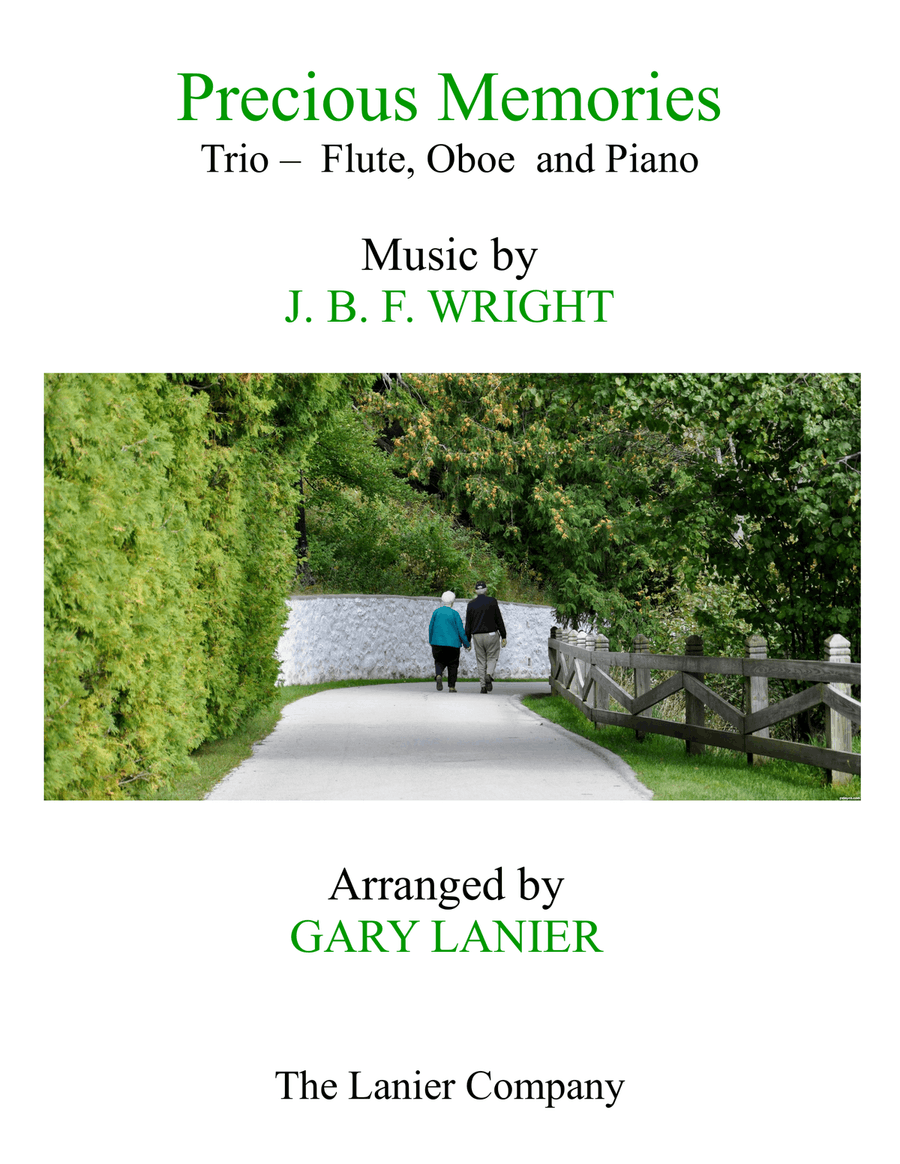 Precious Memories (Trio - Flute, Oboe & Piano with Score/Part) Woodwind Duet scores gallery preview page 1