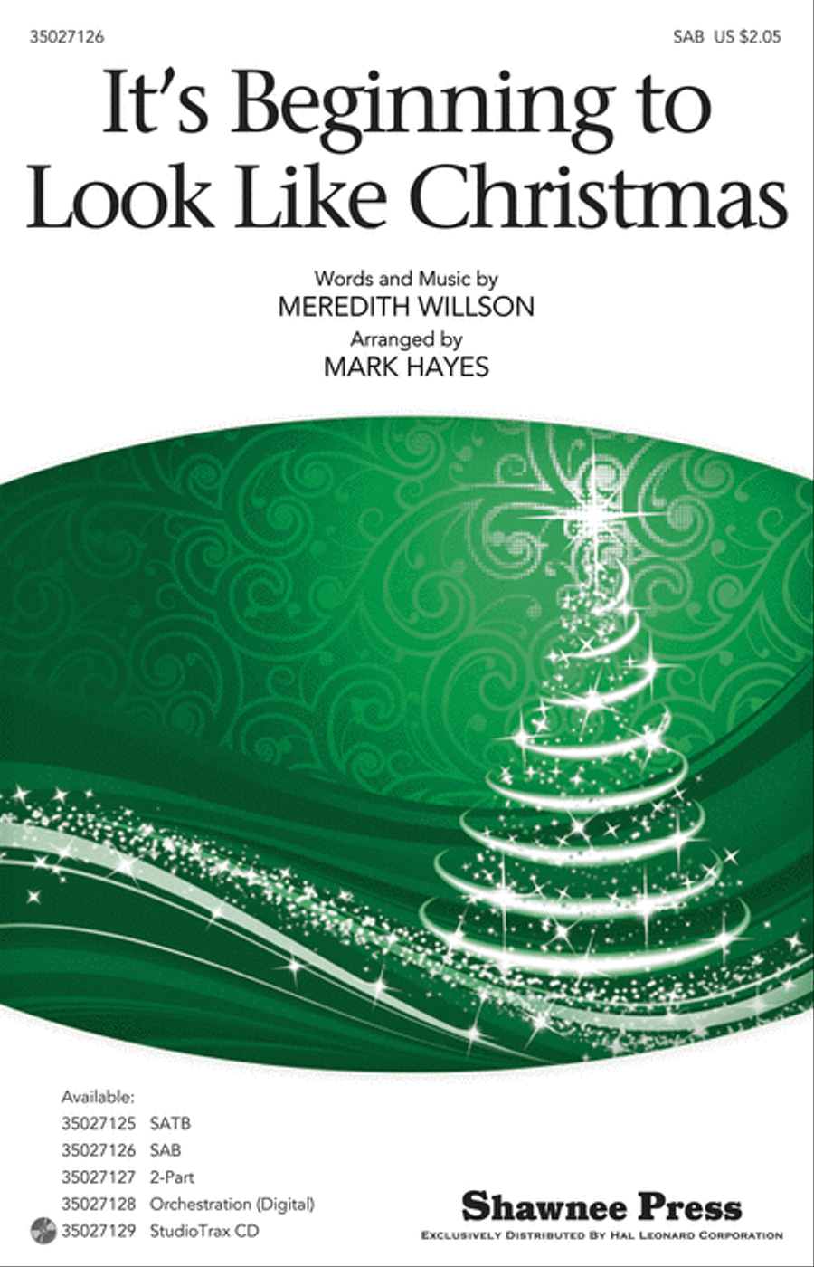 It's Beginning to Look Like Christmas 3-Part scores gallery preview page 1