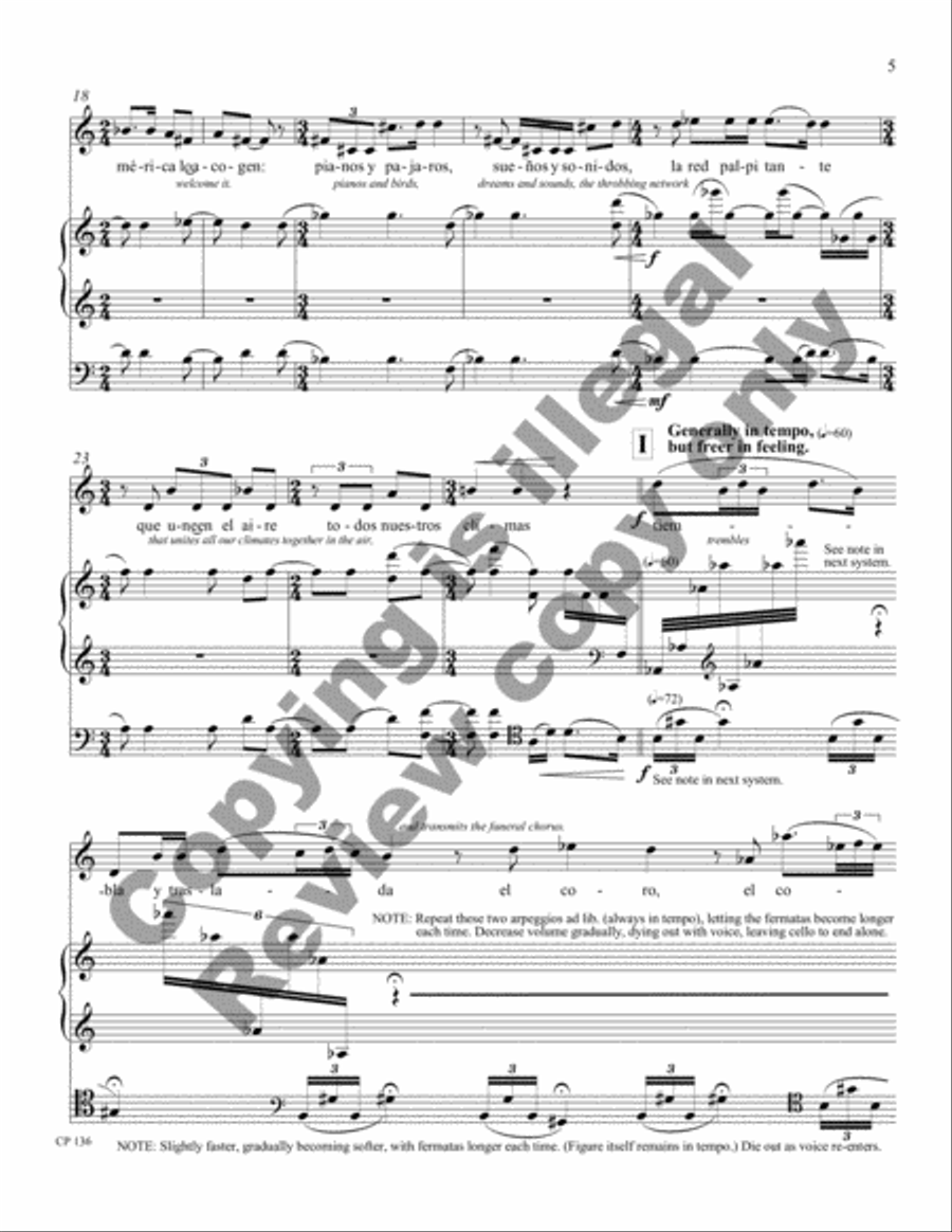 Canto Sobre la Muerte de Silvestre Harp scores gallery preview page 13