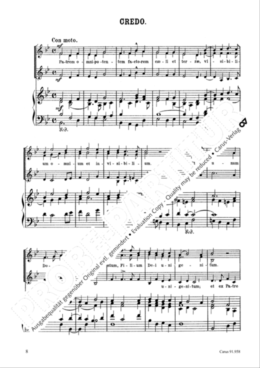 St. Benedictus-Messe SSA scores gallery preview page 9