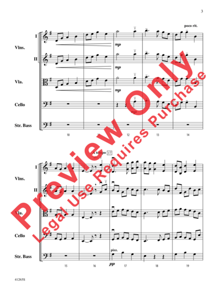 Country Song String Orchestra scores gallery preview page 4