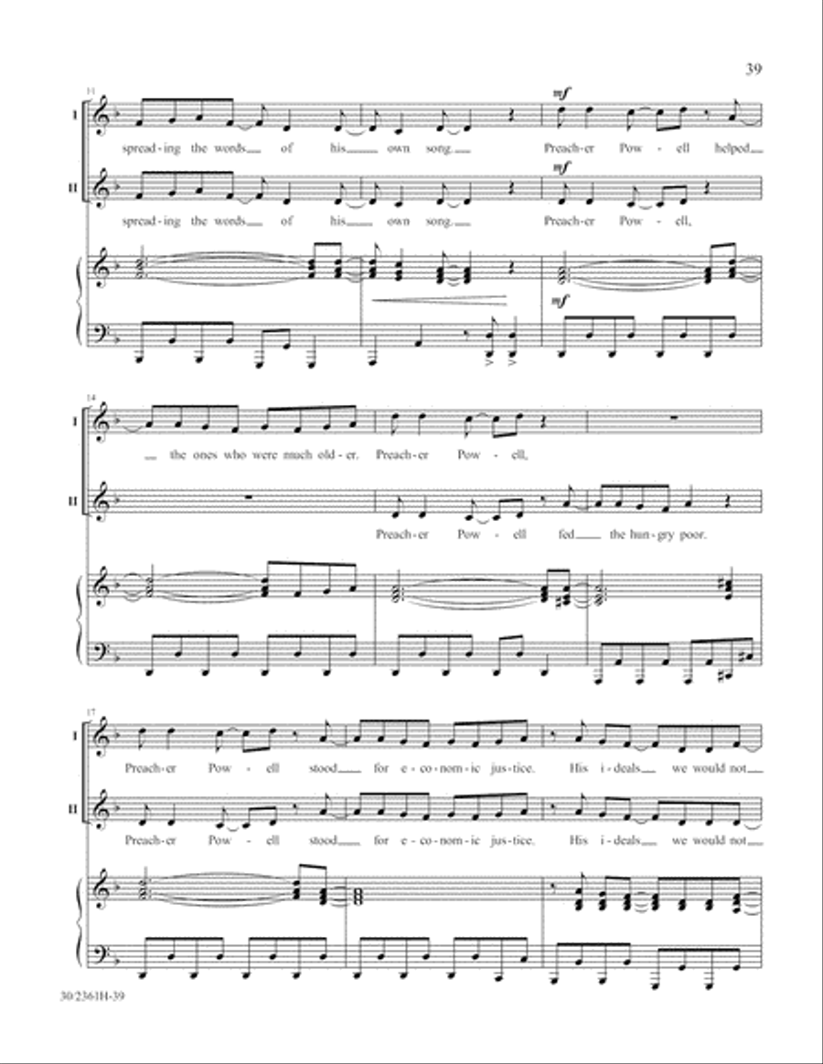 Ten Who Counted 2-Part scores gallery preview page 40