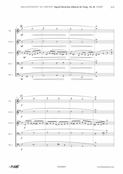 Figured Choral from Album for the Young Opus 68 No. 42 image number null
