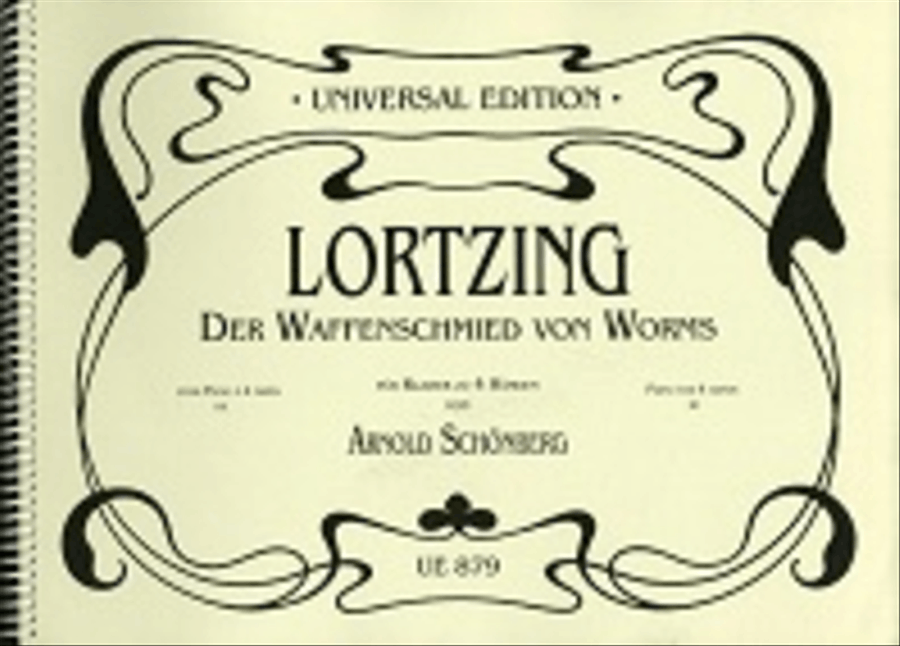Die Waffenschmied von Worms Piano scores gallery preview page 1