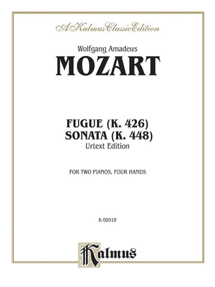 Book cover for Fugue (K. 426) and Sonata (K. 448) (Urtext)