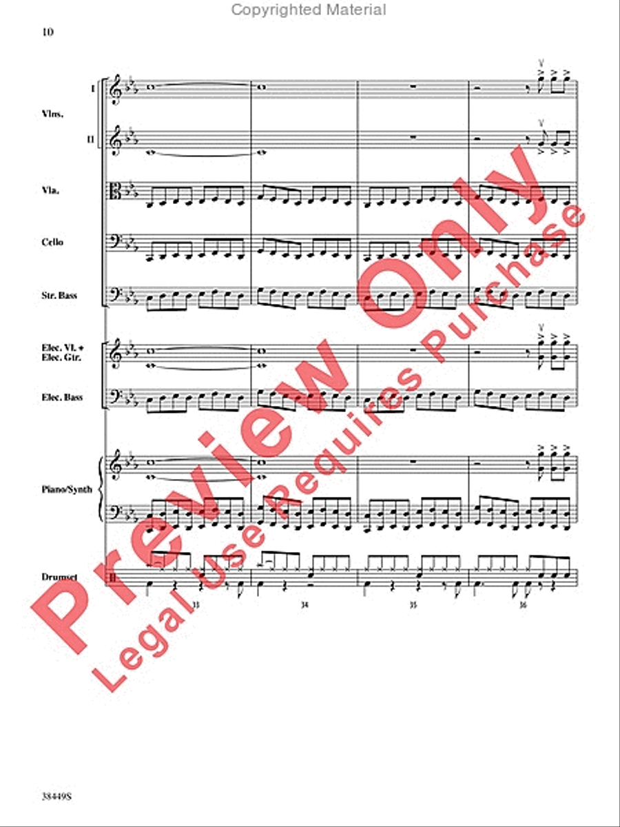 Requiem (The Fifth) String Orchestra scores gallery preview page 11