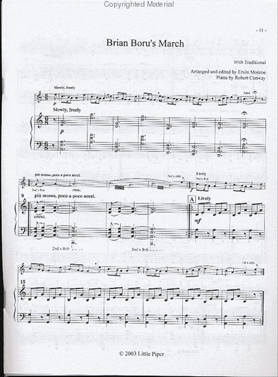 Celtic Music Collection, Volume One Flute Solo scores gallery preview page 2