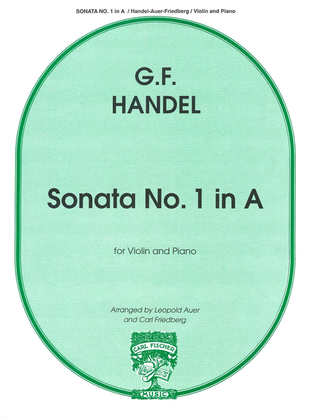 Book cover for Sonata No. 1 In A Major