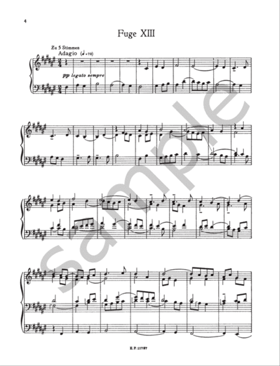 24 Preludes and Fugues Op. 87 for Piano Piano scores gallery preview page 5