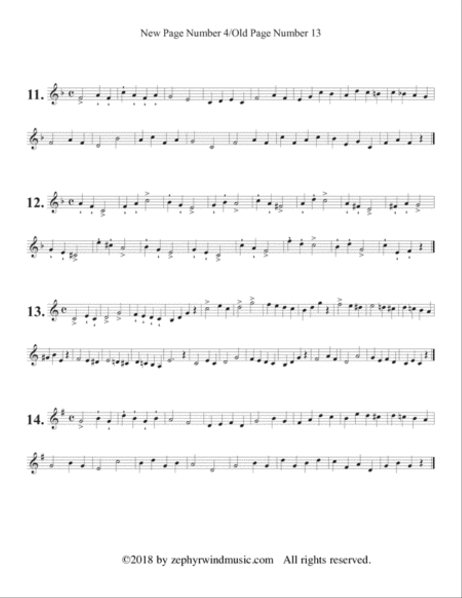 Arban Conservatory Method for Trumpet: Abridged PDF Edition Trumpet Solo scores gallery preview page 4