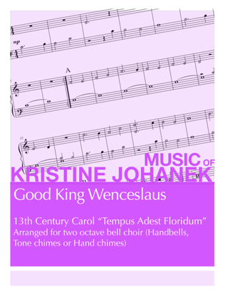 Good King Wenceslaus (2 octave handbells, tone chimes or hand chimes)