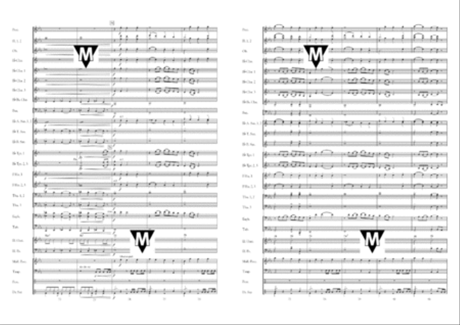 Uptown Girl Concert Band scores gallery preview page 9