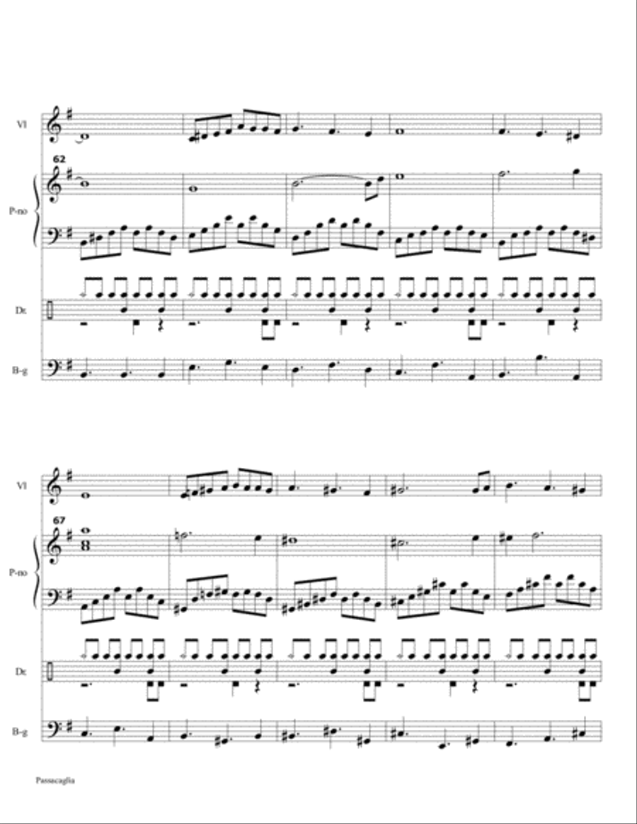 Passacaglia Small Ensemble scores gallery preview page 6