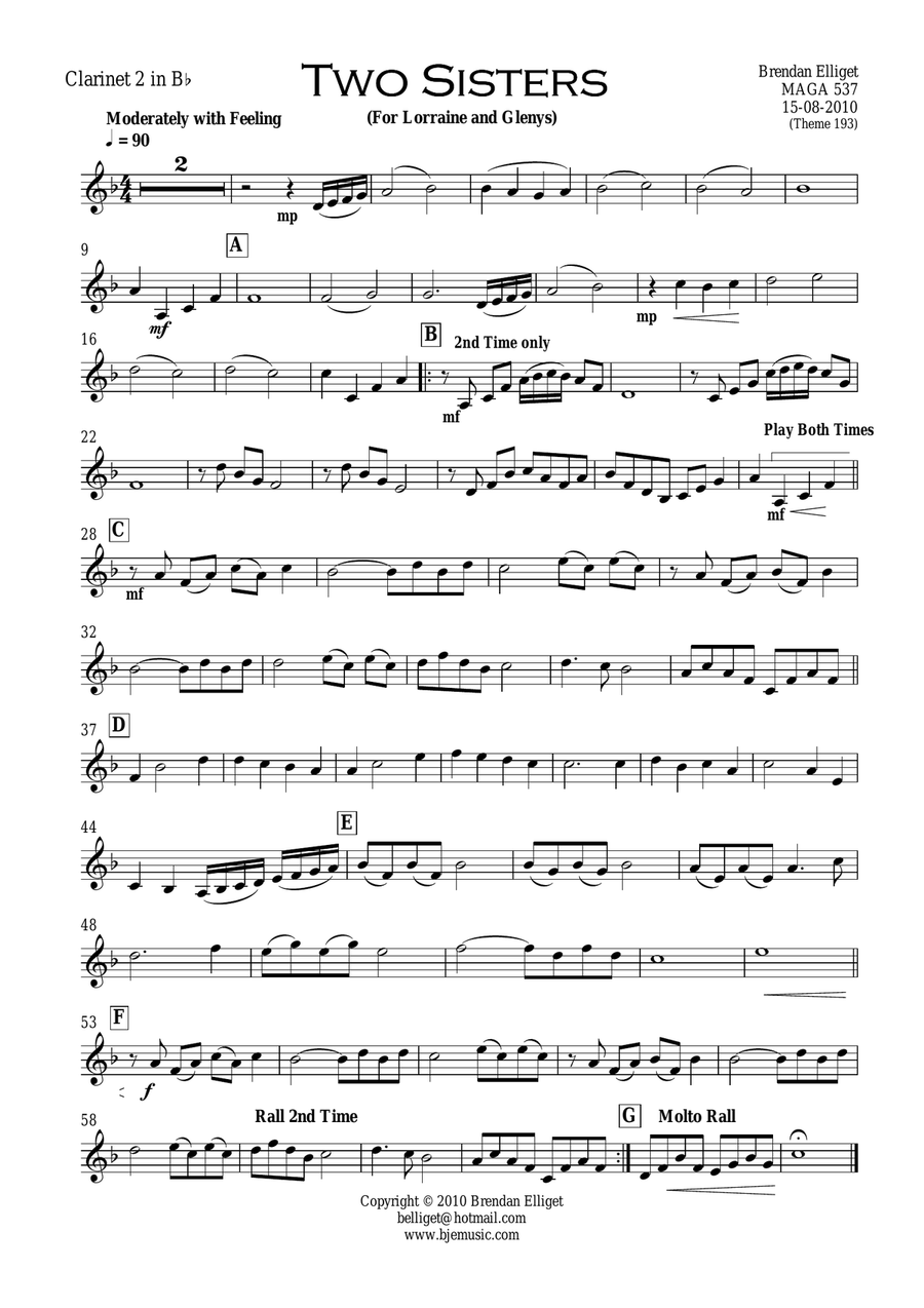 Two Sisters - Orchestra Score and Parts PDF Full Orchestra scores gallery preview page 6