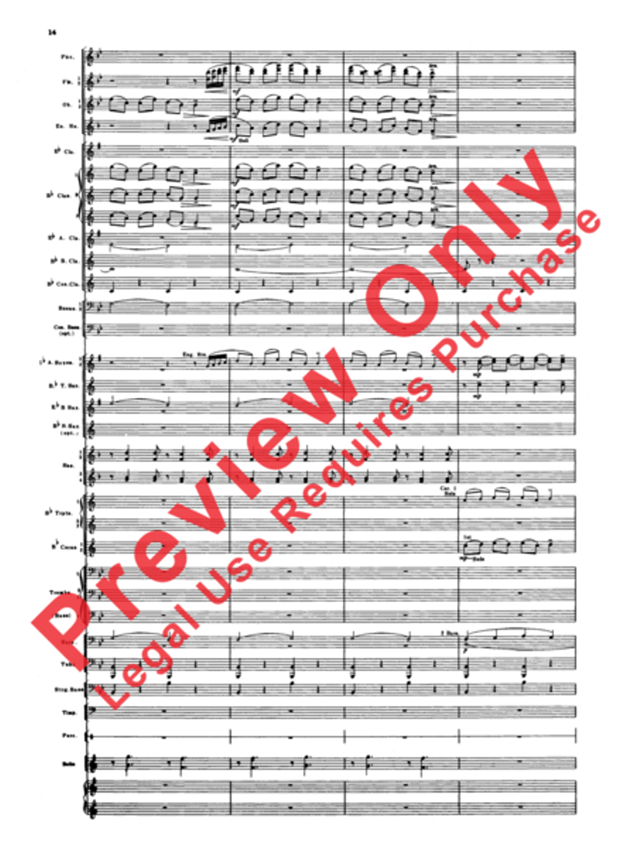 Armenian Dances, Part 1 Armenian Dances, Part 1 Concert Band scores gallery preview page 15