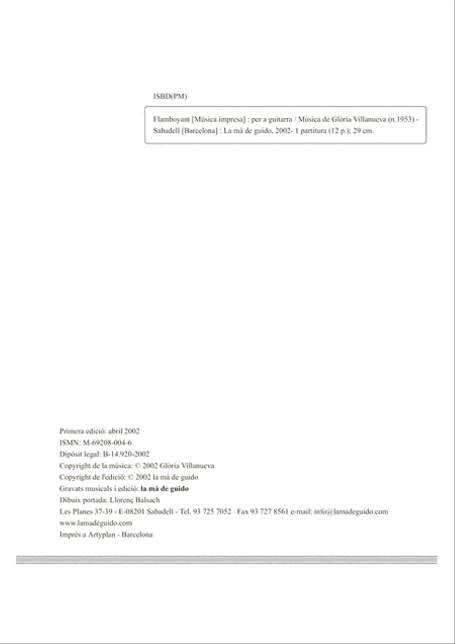 Flamboyant Flamboyant Classical Guitar scores gallery preview page 4