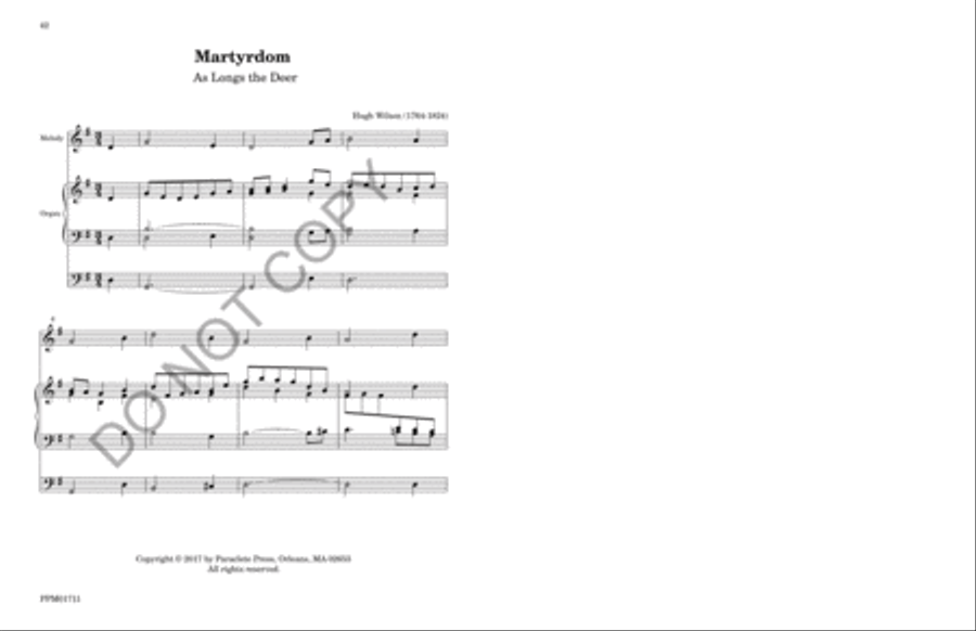 Twenty-five Organ Accompniments for Unison Hymn Singing Unison Choir scores gallery preview page 45