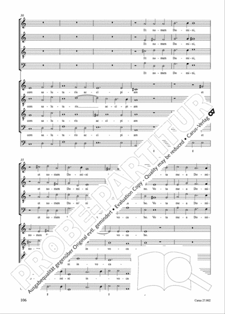 Salmi I (Selva morale e spirituale) Collection / Songbook scores gallery preview page 131