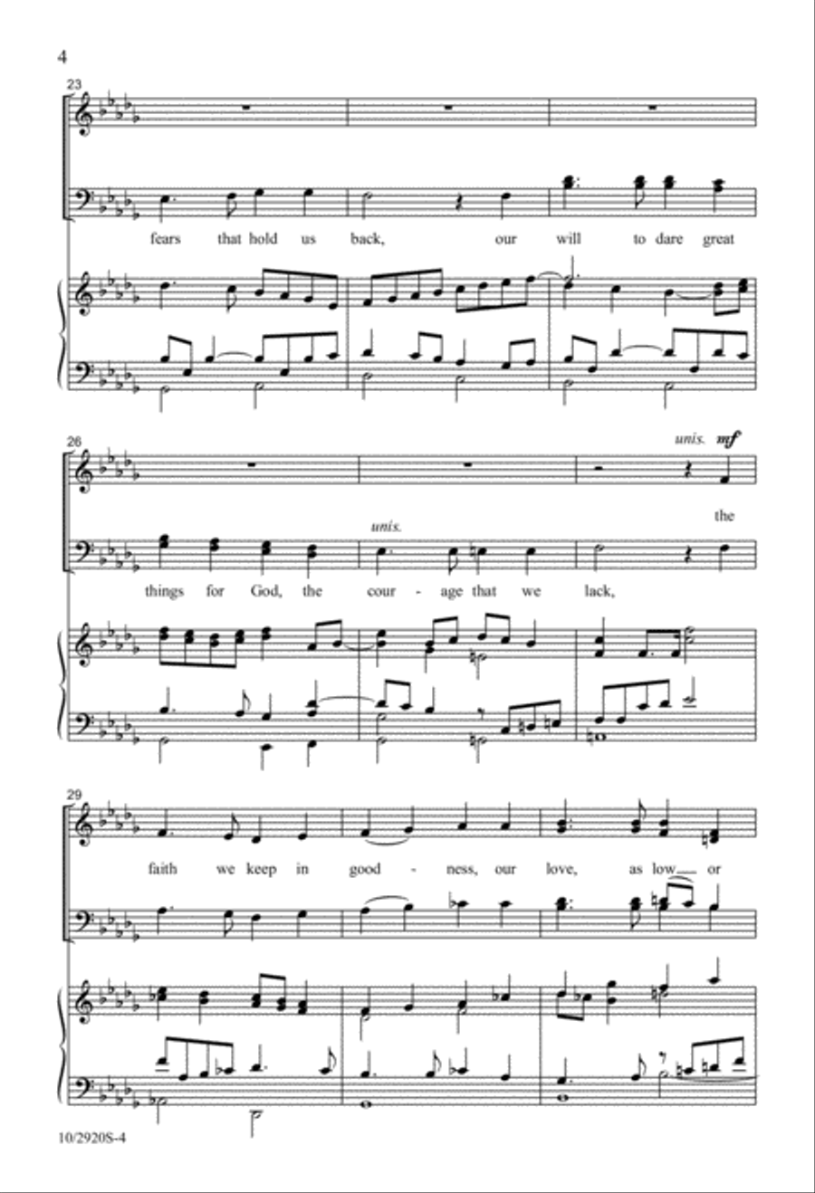 Before the Cross of Jesus SSA scores gallery preview page 3