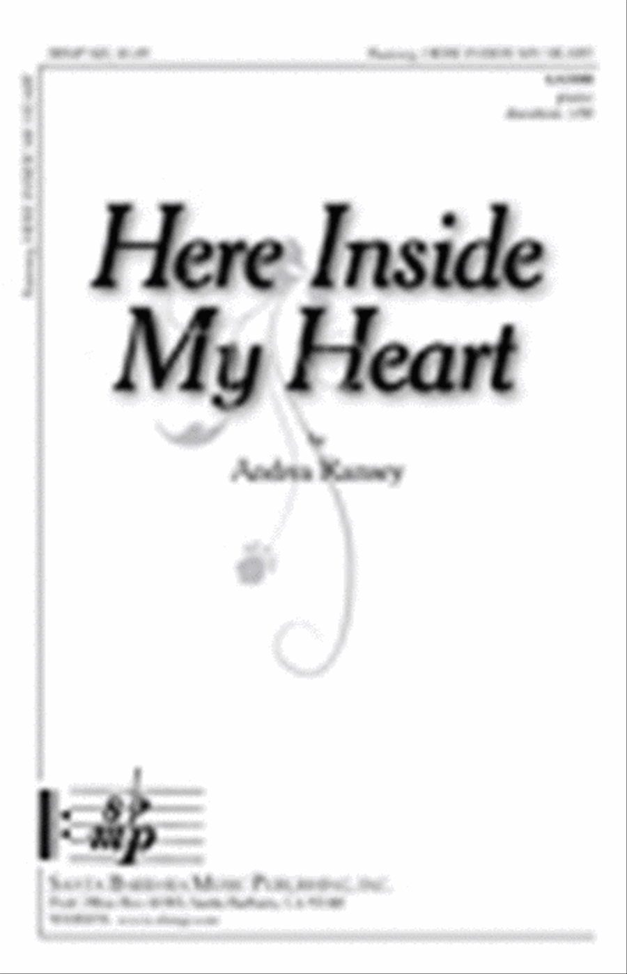 Here Inside My Heart - SATBB Octavo Choir scores gallery preview page 1