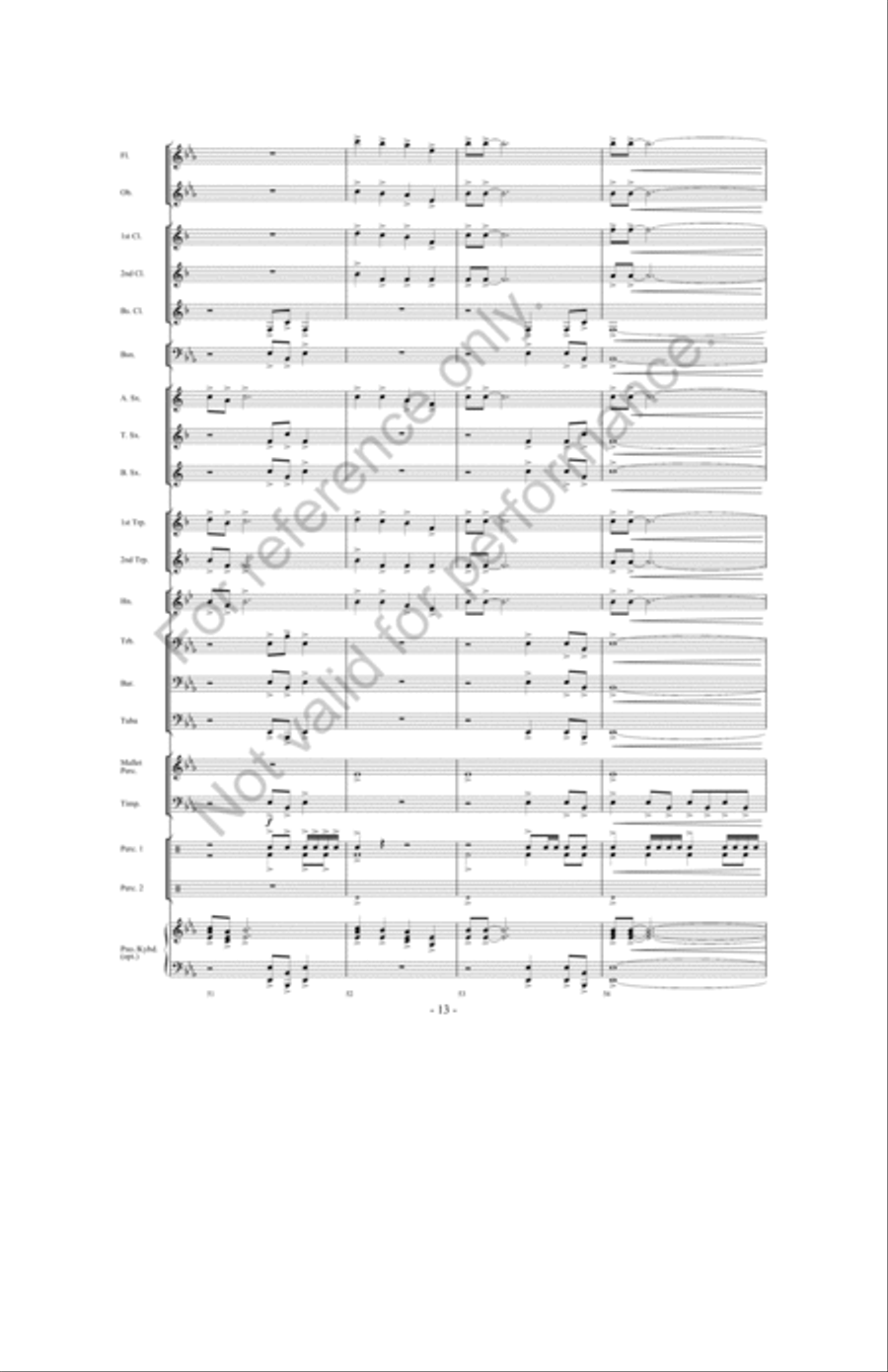 Of Castles And Kings Of Castles And Kings Concert Band scores gallery preview page 12