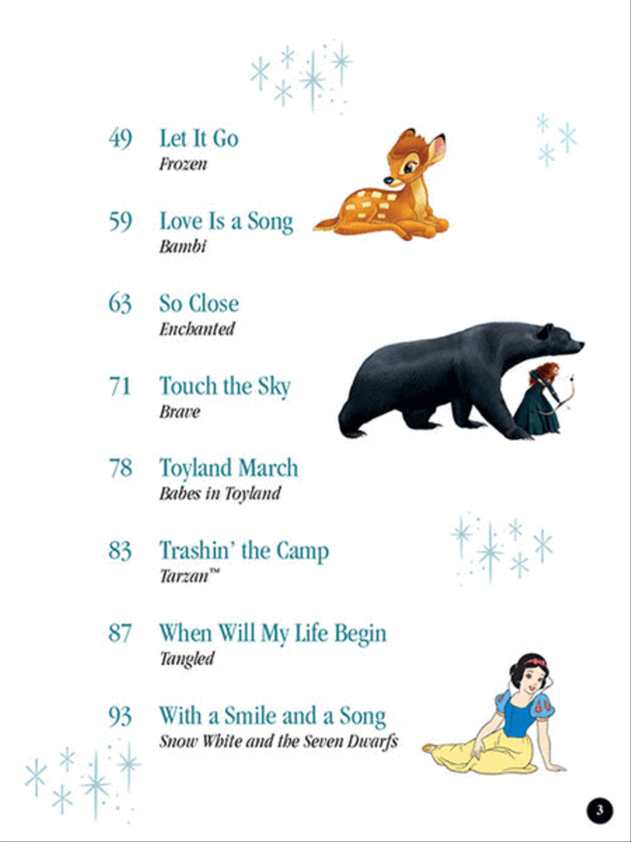 Disney's My First Songbook – Volume 5 Easy Piano scores gallery preview page 3