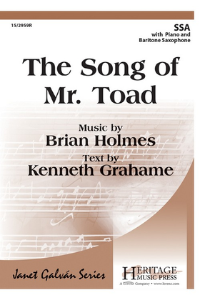 Book cover for The Song of Mr. Toad