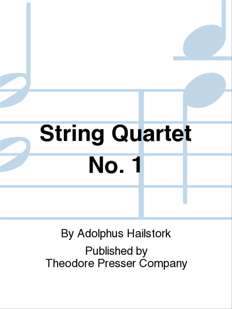 String Quartet No. 1 String Quartet scores gallery preview page 1