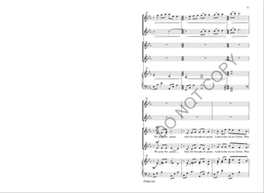 We Pray for Peace SA - Sheet Music page 14