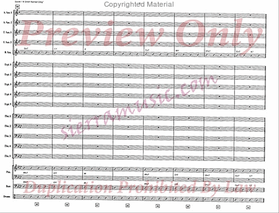 A Smith Named Greg Jazz Ensemble scores gallery preview page 7