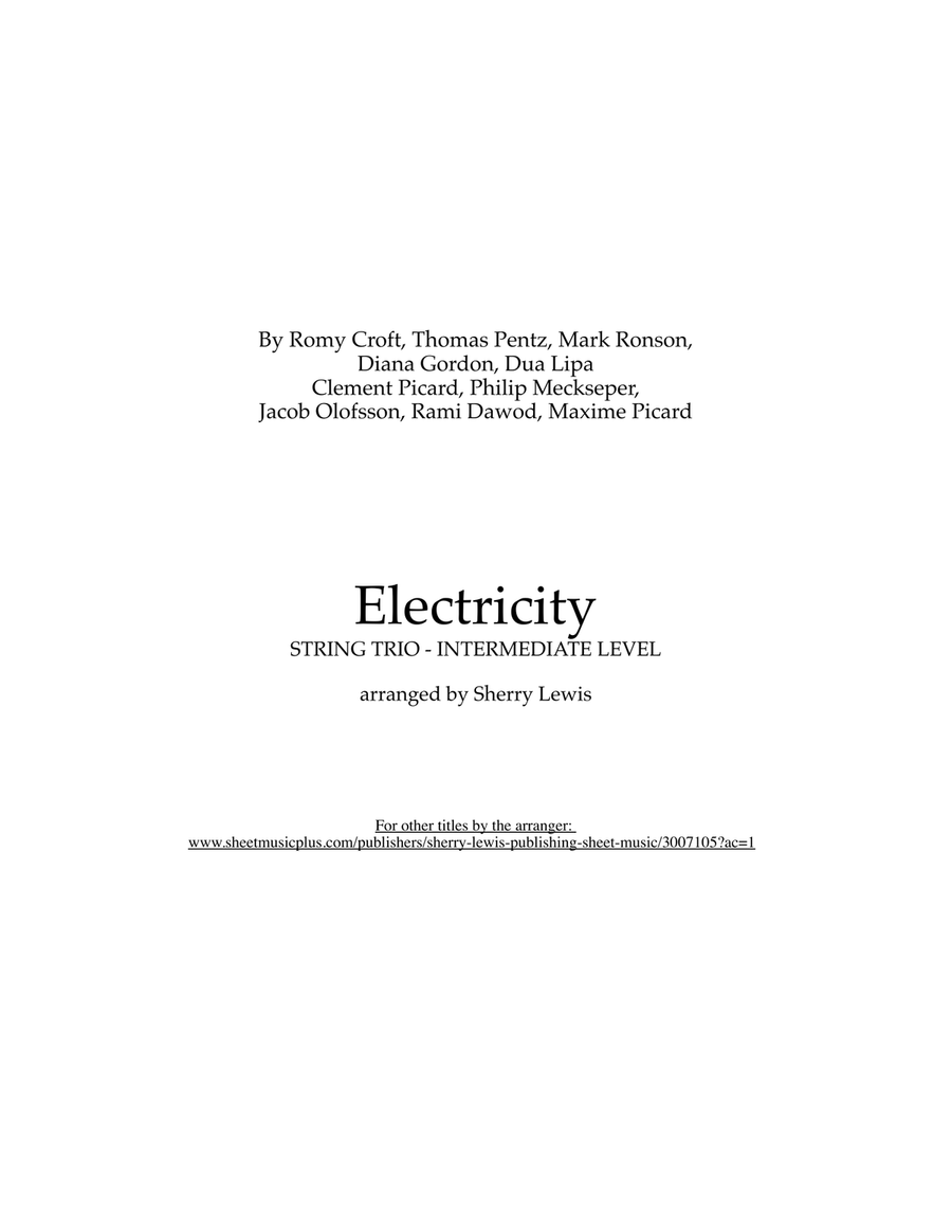 Electricity String Trio scores gallery preview page 2