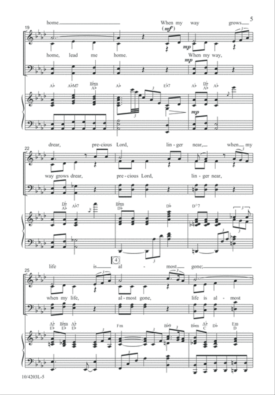 Precious Lord, Take My Hand with 