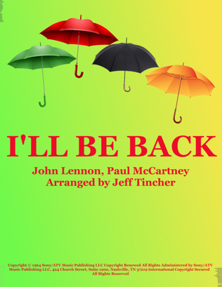 Book cover for I'll Be Back
