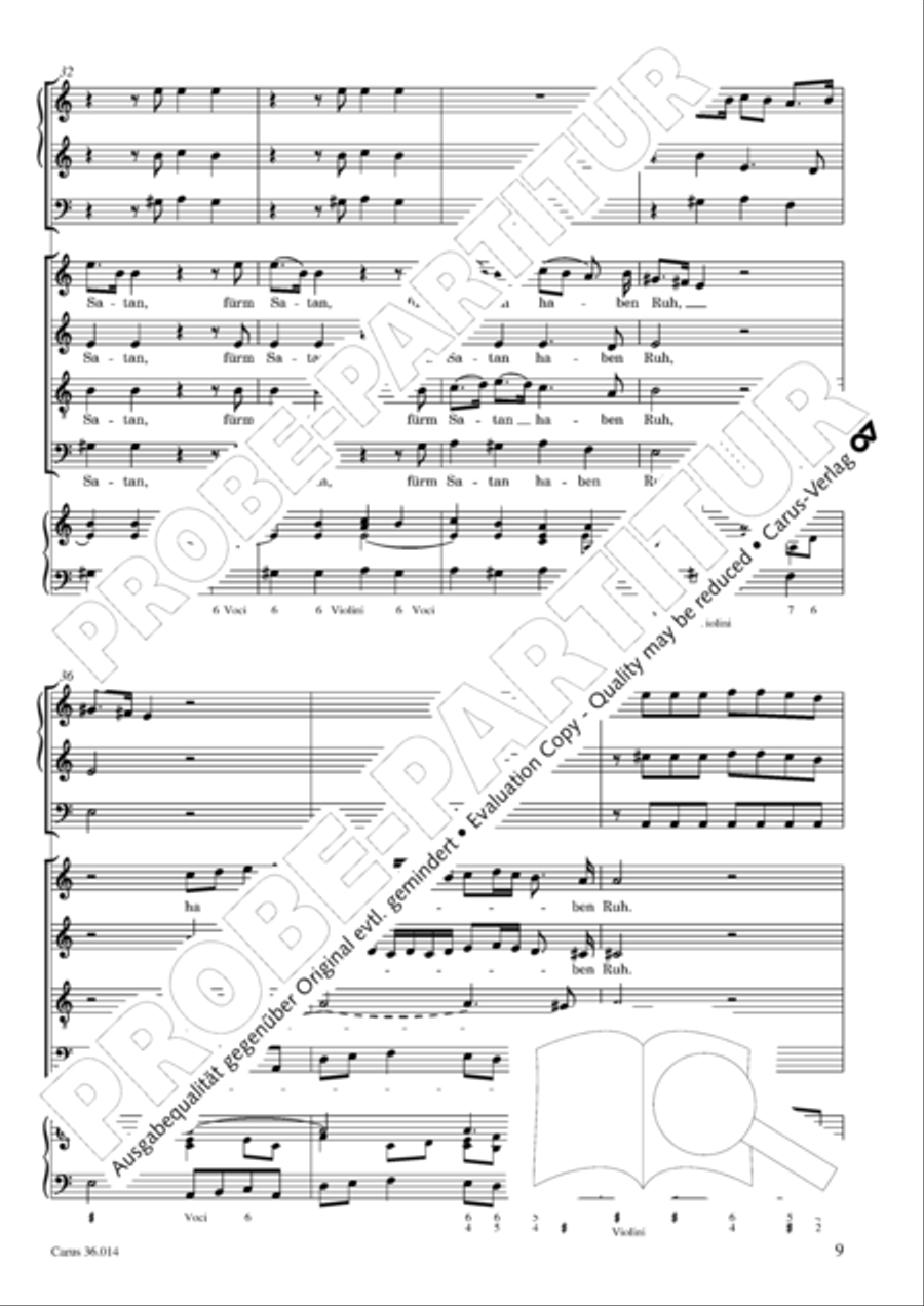 Befiehl dem Engel, dass er komm 4-Part scores gallery preview page 10