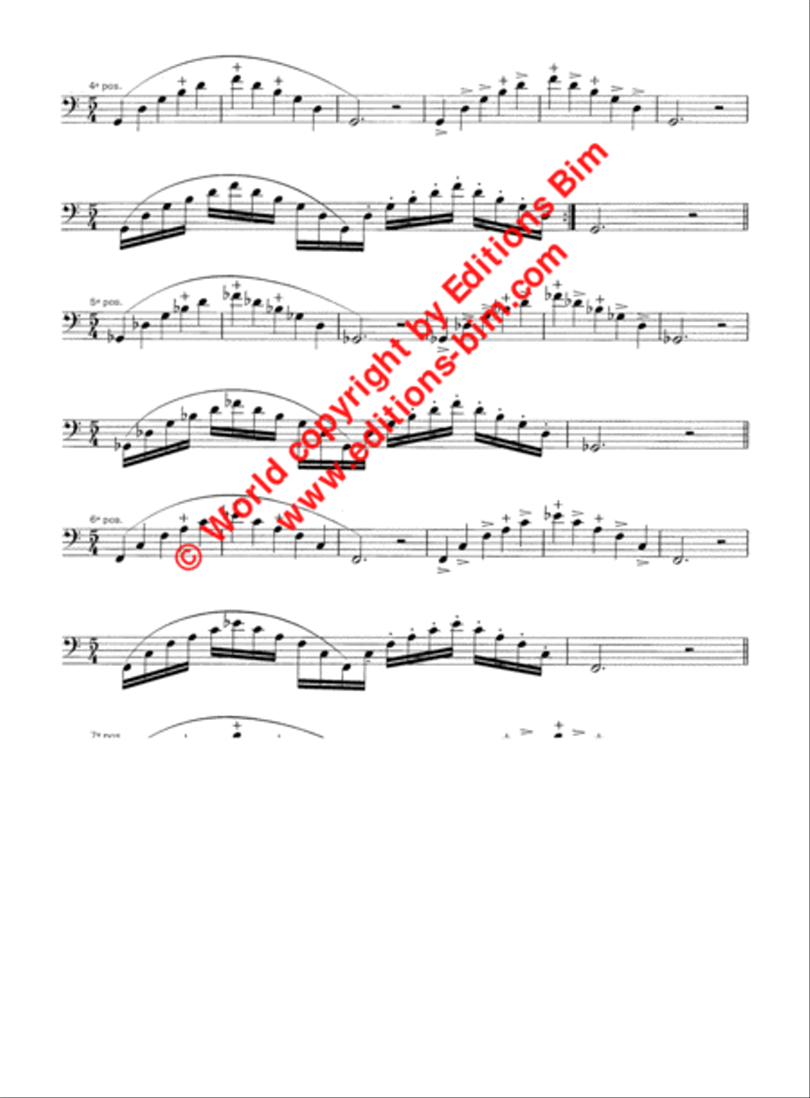 Warm-ups + technical routines Trombone scores gallery preview page 9