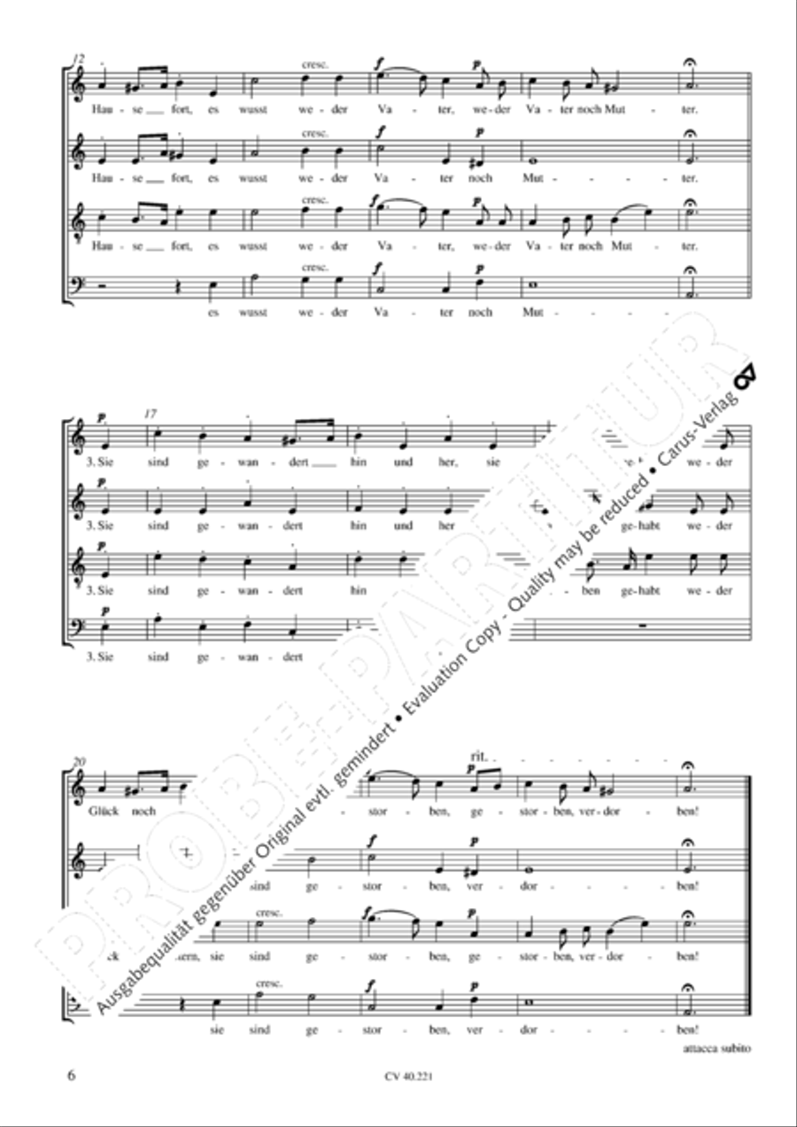 Im Freien zu singen (Heft 1) Choir scores gallery preview page 7