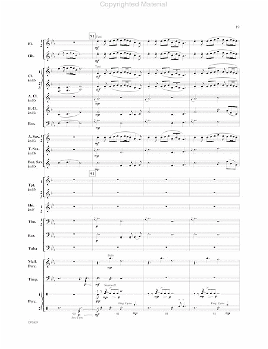 Highland Celebration Highland Celebration Concert Band scores gallery preview page 20