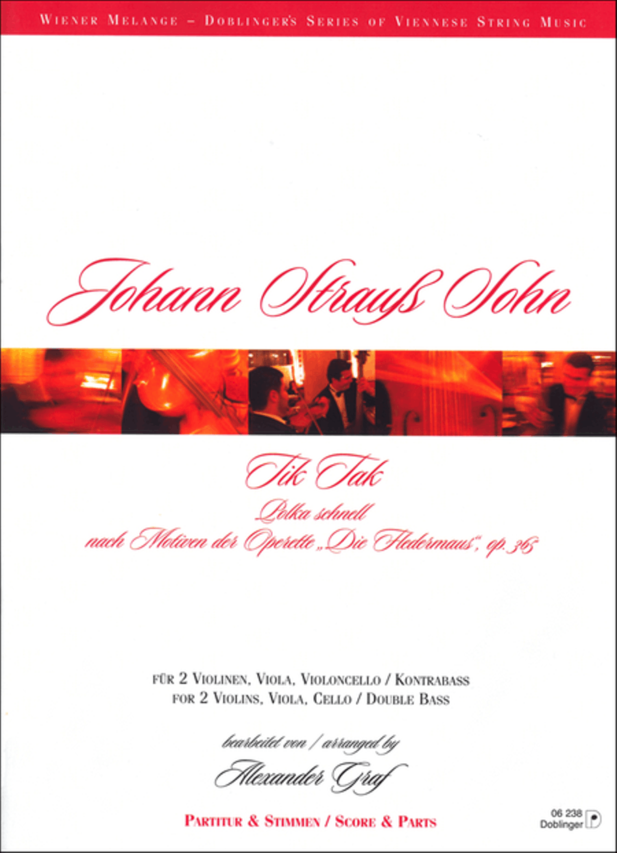 Tik-Tak Polka Schnell op. 365 Score and Part scores gallery preview page 1