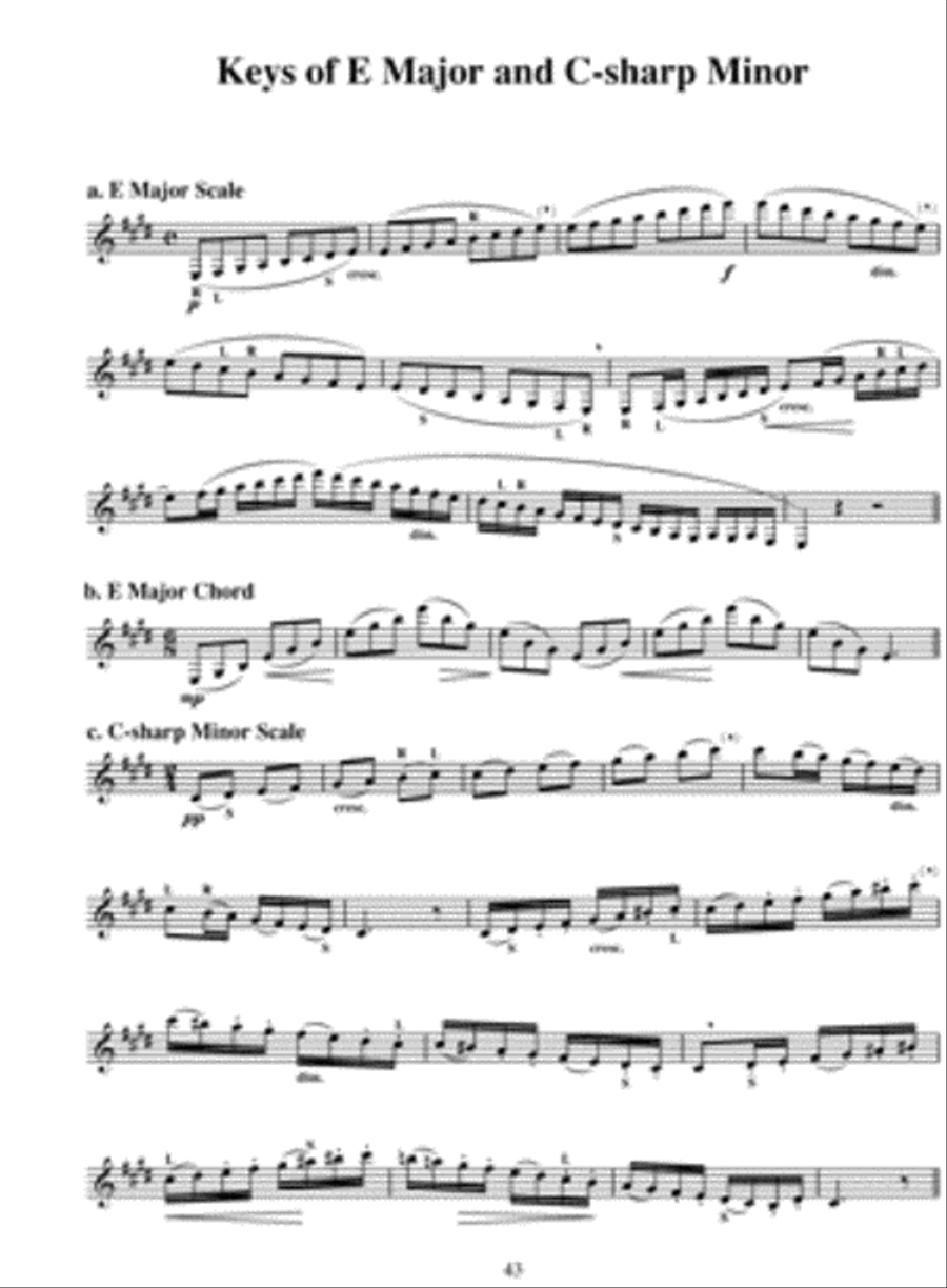 Technical Development for the Clarinetist Clarinet scores gallery preview page 3