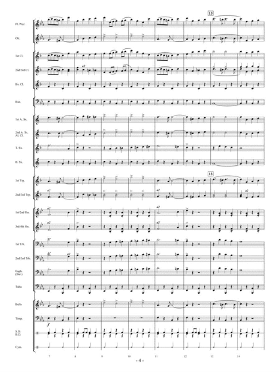 Mt. Healthy Concert Band scores gallery preview page 3