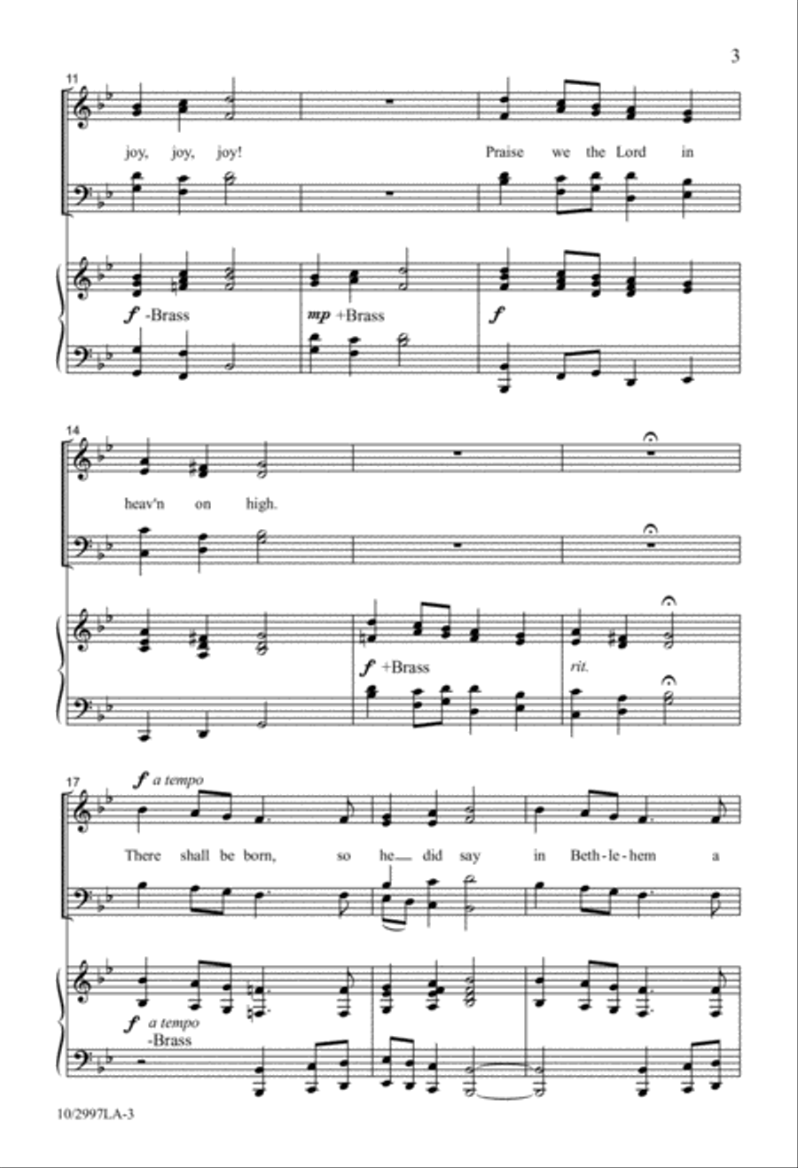 While by My Sheep Divisi scores gallery preview page 3
