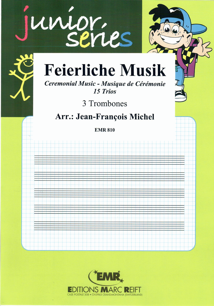 Feierliche Musik by Jean-Francois Michel Trombone Trio - Sheet Music