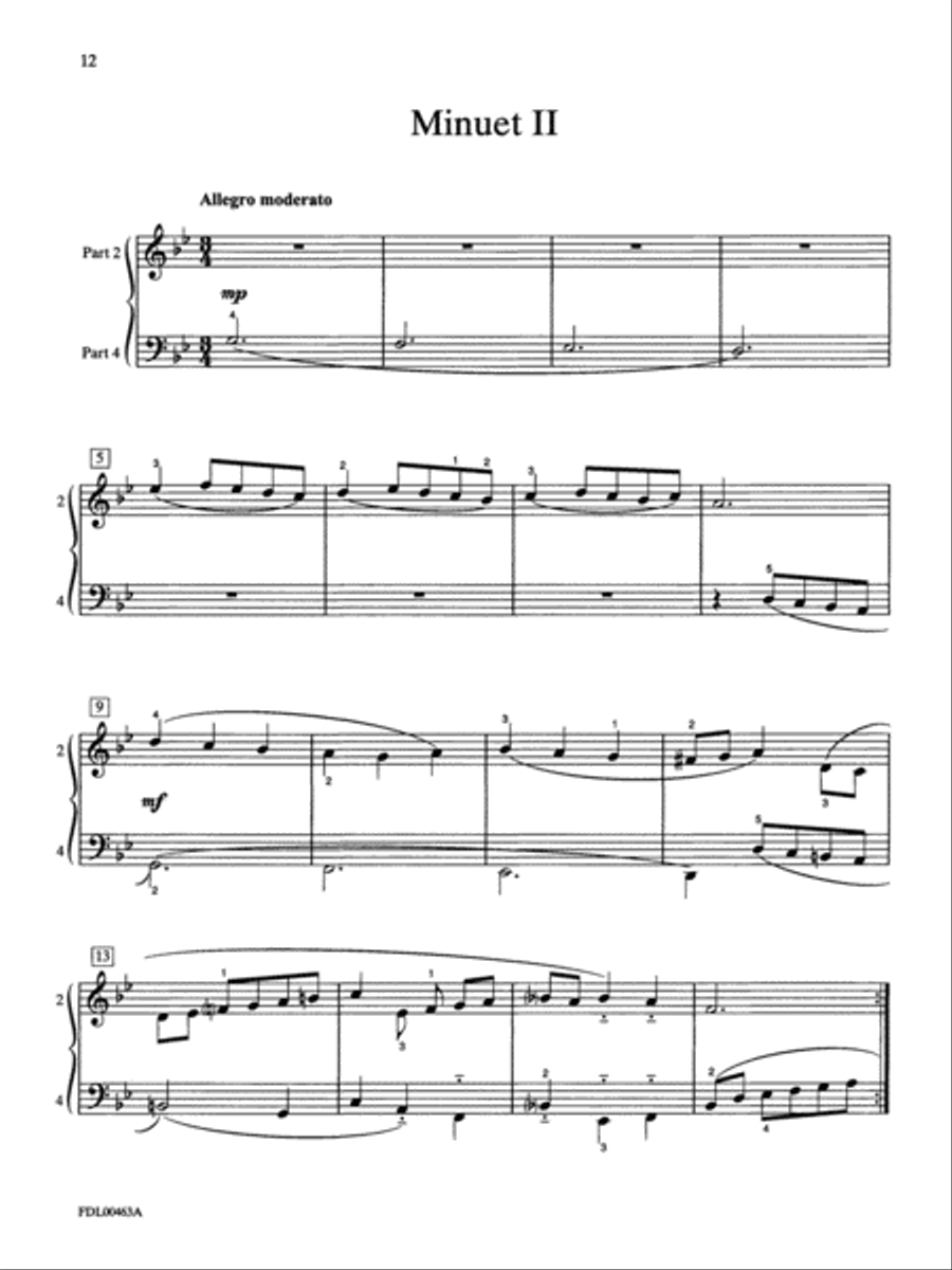 Bach for Piano Ensemble Bach for Piano Ensemble Small Ensemble scores gallery preview page 3