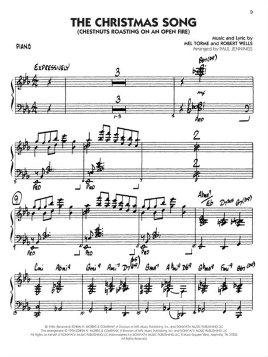 Christmas Favorites - Piano Big Band scores gallery preview page 4