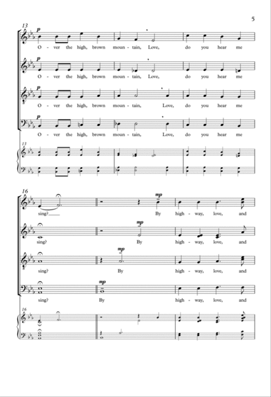 Over the Land is April 4-Part scores gallery preview page 3