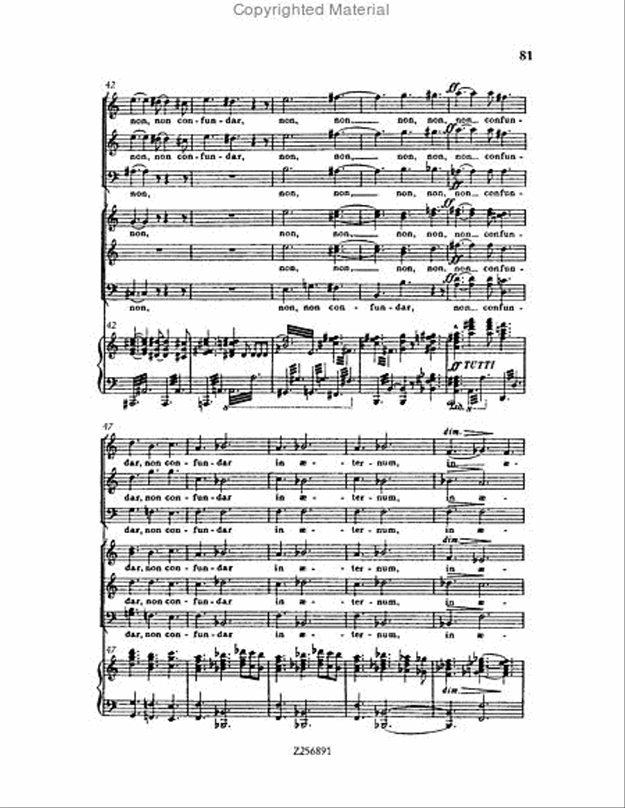 Te Deum, H 118 Choir scores gallery preview page 81