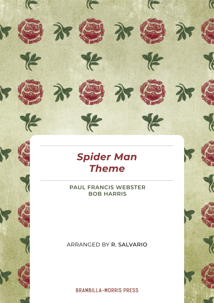Theme From Spider Man Theme From Spider Man B-Flat Clarinet scores gallery preview page 1