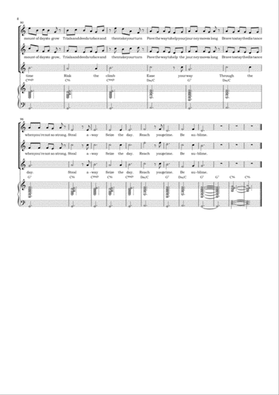 Be Your Best SSA scores gallery preview page 4
