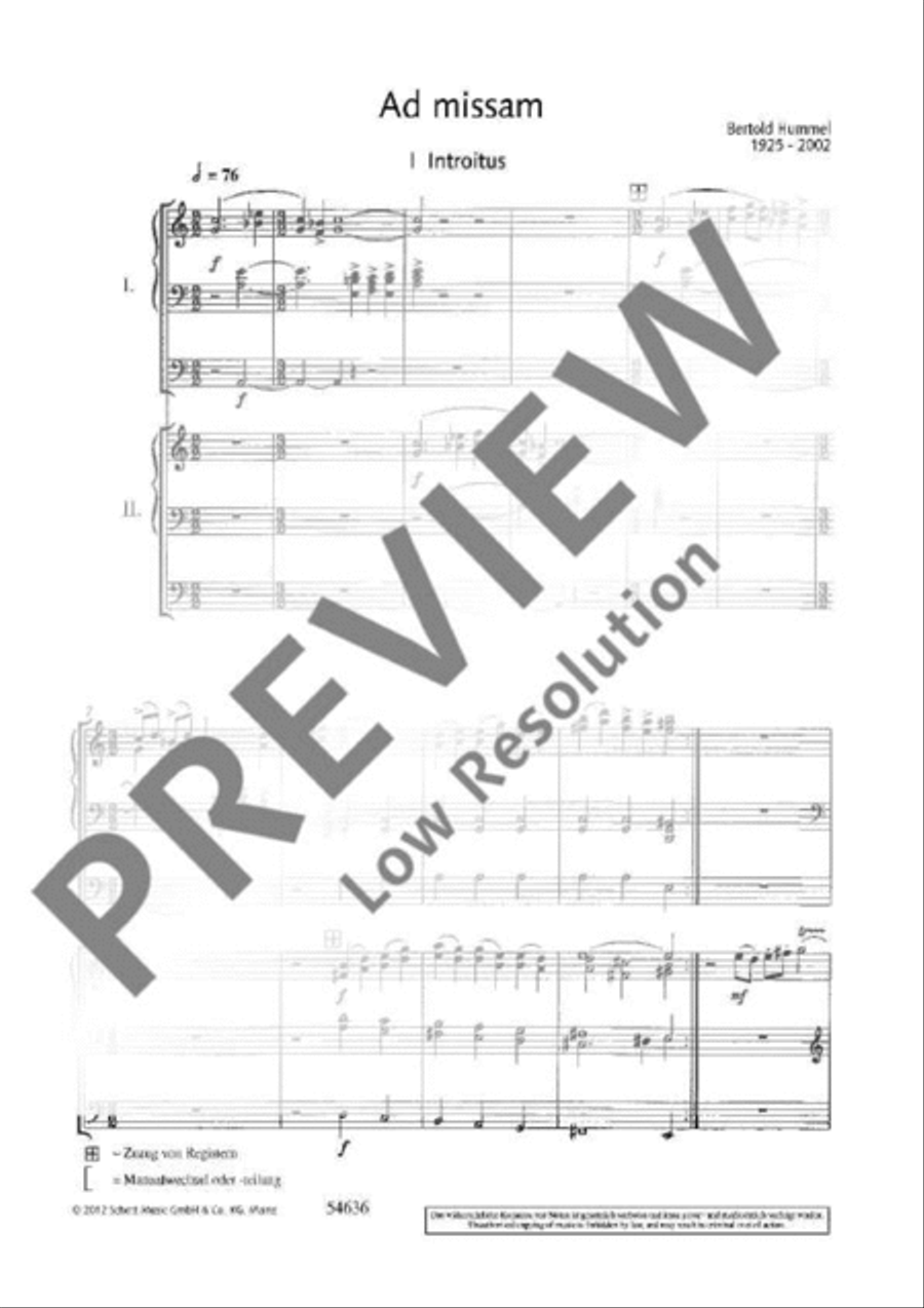 Ad missam Organ scores gallery preview page 4